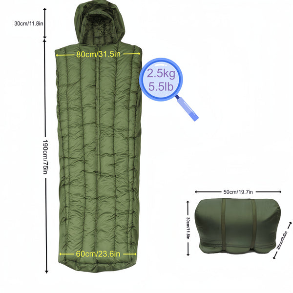 Coat-Style Sleeping Bag for Camping-1
