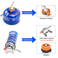 Portable Camping Gas Stove Silver-2