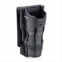 Black motorcycle drink holder with 'Nextorch' branding on a white background