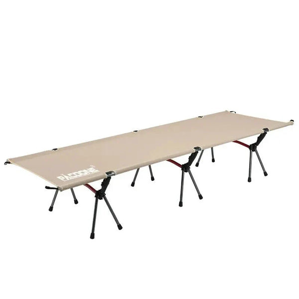 Portable Folding Camping Cot Outdoor Bed Khaki-0