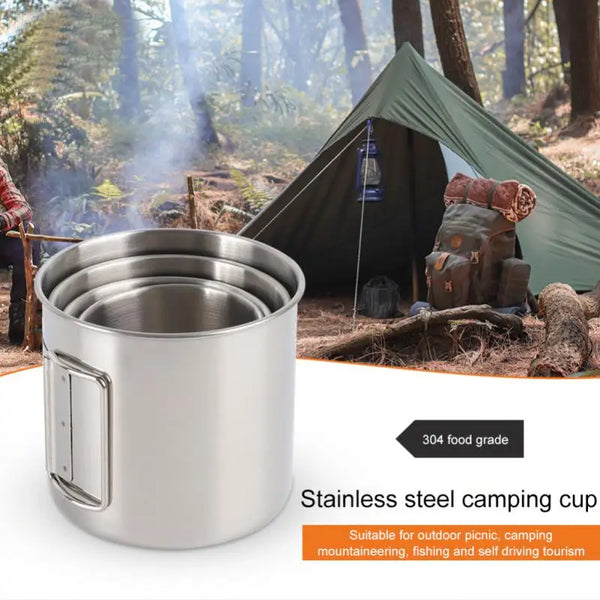 Portable Carabiner Mug with Foldable Handle-1