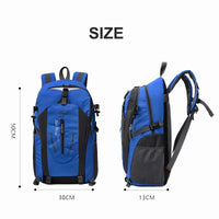 Hiking Backpack Nylon Bag Blue-1