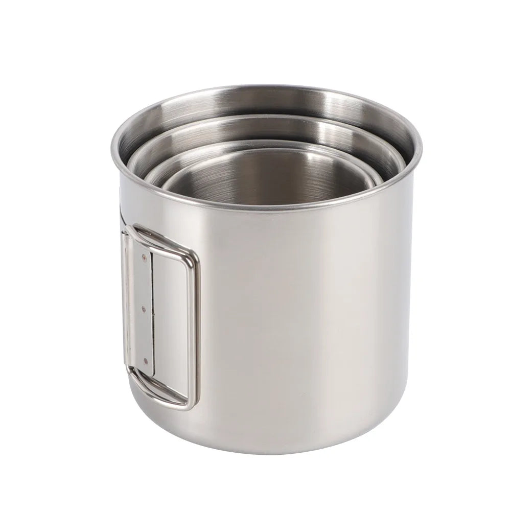 Portable Carabiner Mug with Foldable Handle-0