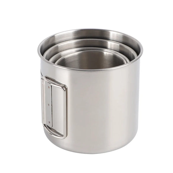 Portable Carabiner Mug with Foldable Handle-0
