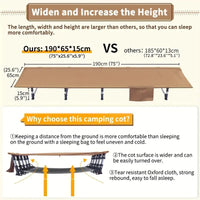 Camping Cot Folding Ultralight Outdoor Bed-3