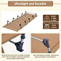 Camping Cot Folding Ultralight Outdoor Bed-4